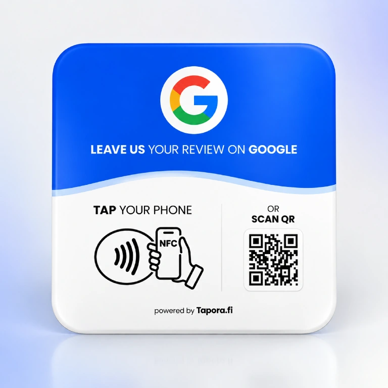 Google review card powered by Tapora.fi